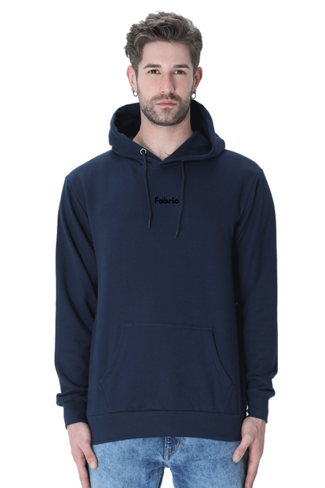 Fabrio Clothings Basic Navy Blue Hooded SweatShirt