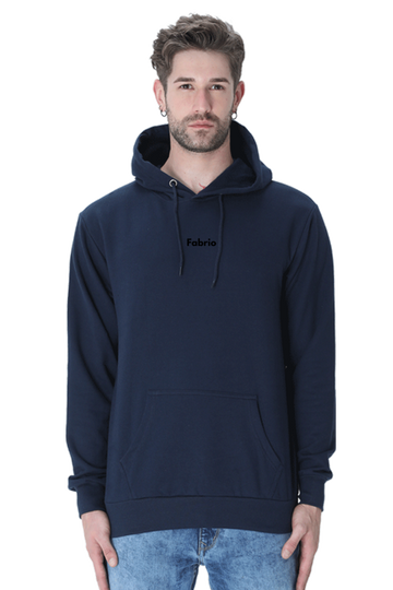 Fabrio Clothings Basic Navy Blue Hooded SweatShirt