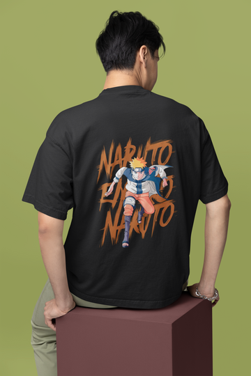 Naruto designed oversized t-shirt by fabrio clothing