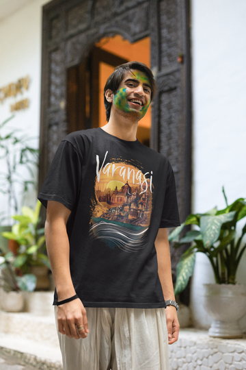 Varanasi Essence Oversized T-shirt by Fabrio Originals