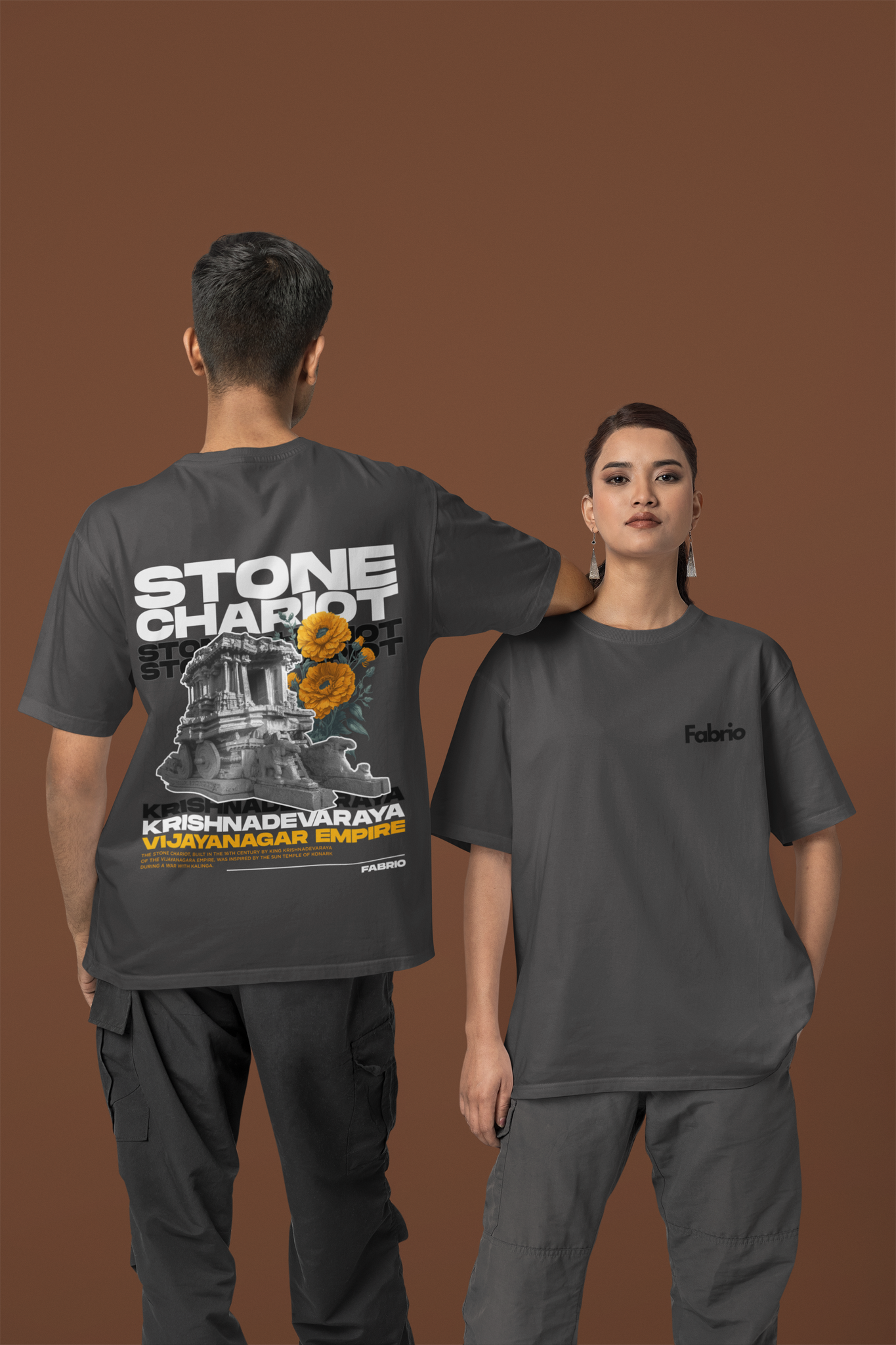 Fabrio Originals' Stone Chariot Terry Oversized T-shirt